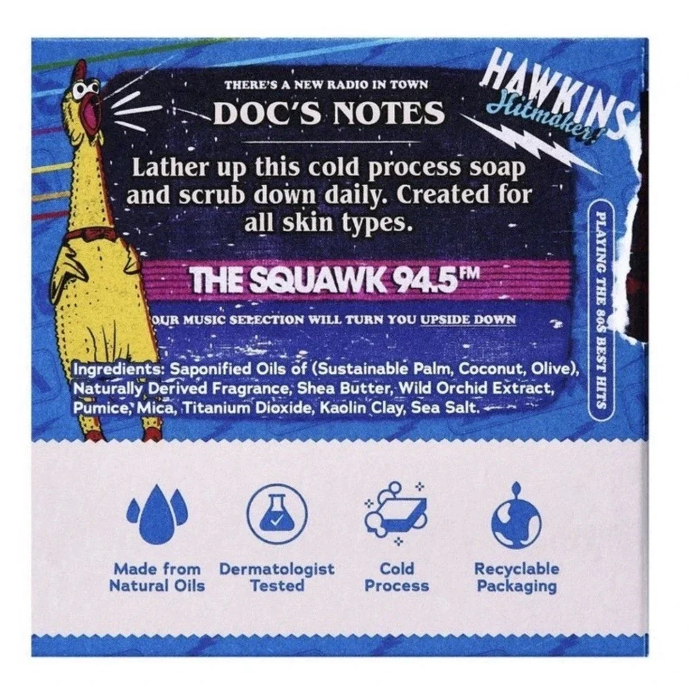 Dr. Squatch‎ X STRANGER THINGS Limited Edition Bar Soap FULL SET OF 4 - Season 5